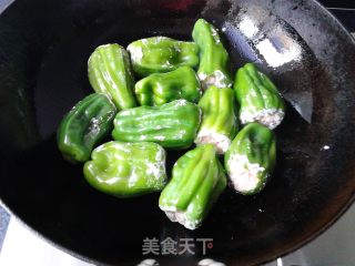 青椒酿肉的做法步骤：10