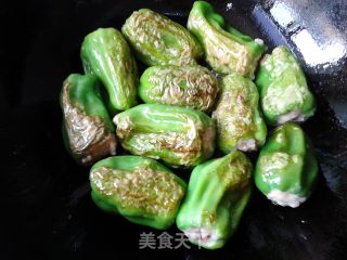 青椒酿肉的做法步骤：11