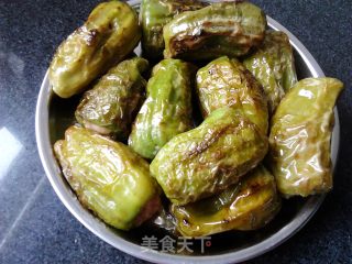 青椒酿肉的做法步骤：12