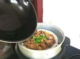肉末蒸茄子的做法步骤：7