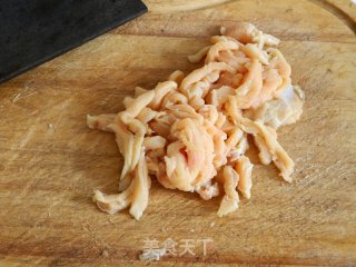 三鲜肉丝打卤面的做法步骤：2