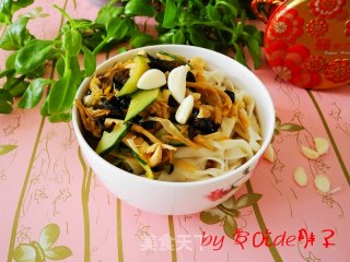 三鲜肉丝打卤面的做法步骤：13