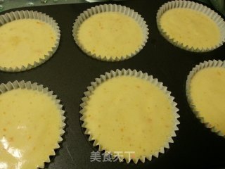 香橙杯子蛋糕的做法步骤：7