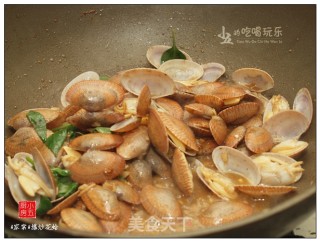 爆炒花蛤的做法步骤：11