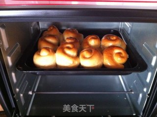 蛋奶小餐包的做法步骤：12