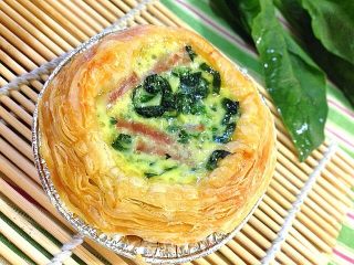 菠菜咸蛋挞的做法步骤：11