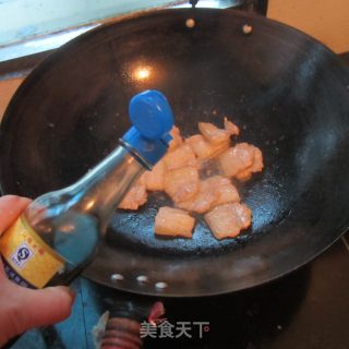 干萝卜炒五花肉的做法步骤：5