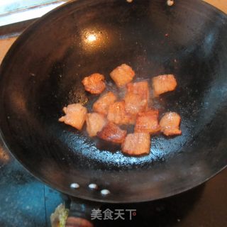 干萝卜炒五花肉的做法步骤：6