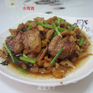 干萝卜炒五花肉的做法步骤：10