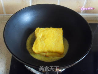 火腿西多士的做法步骤：5