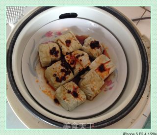 清蒸臭豆腐的做法步骤：6