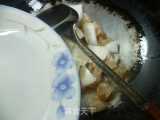 白洋葱炒牛筋的做法步骤：6