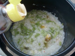 变蛋生菜粥的做法步骤：9