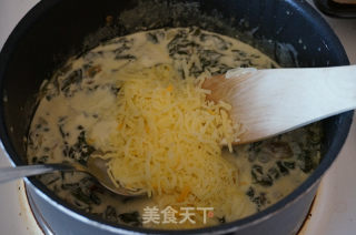 美式乳酪菠菜盅的做法步骤：4