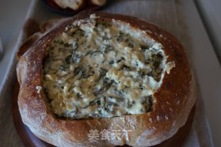 美式乳酪菠菜盅的做法步骤：6
