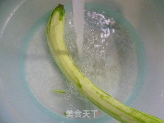 油条丝瓜汤的做法步骤：2