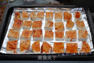 自制街头小吃香豆腐的做法步骤：4