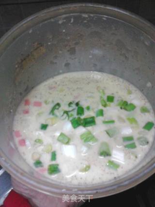 鸡蛋火腿煎饼的做法步骤：2