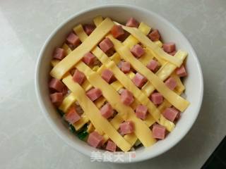 五彩芝心焗饭的做法步骤：10