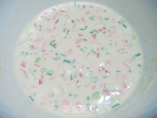 黑椒蔬菜鸡蛋饼的做法步骤：3