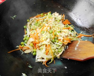 豌豆焖饭的做法步骤：8