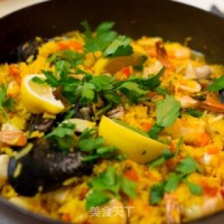 NEW-西班牙海鲜饭的做法步骤：9