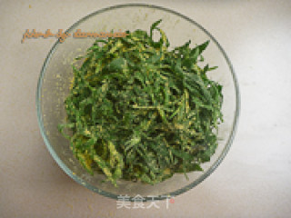 蒸扫帚苗的做法步骤：5