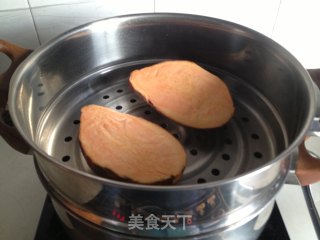 奶酪焗红薯的做法步骤：1