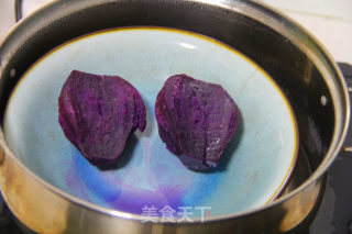 紫薯奶昔的做法步骤：2