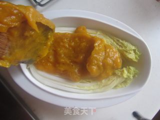 南瓜酱焗娃娃菜的做法步骤：9