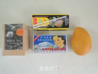 夏天的味道【椰汁芒果红茶冻】的做法步骤：1