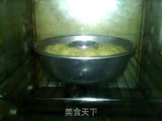 鲜奶油辫子花环面包的做法步骤：15