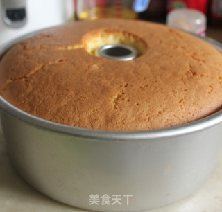 金桔戚风蛋糕的做法步骤：10