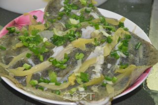咸菜蒸多宝鱼的做法步骤：5