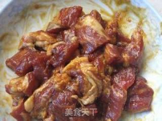 香菇板栗鲜肉粽的做法步骤：2