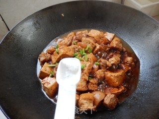 豆腐烧肉的做法步骤：10