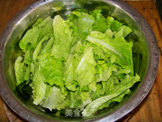 心蓝手制私房菜【蚝油生菜】——饮食男女的色香味的做法步骤：2