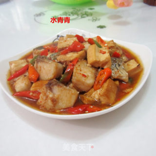 豆腐丁煮鱼的做法步骤：9