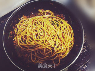 香菇爱心意面的做法步骤：7