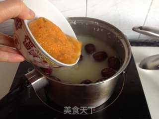 南瓜小米白果粥的做法步骤：5