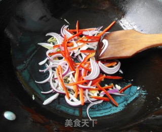 家乡炒芋头的做法步骤：6