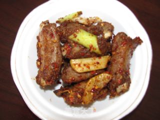 香辣孜然排骨的做法步骤：8