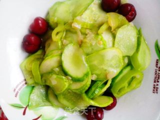 辣椒炒白草黄瓜的做法步骤：7