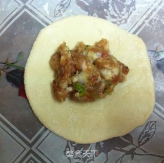 葱香肉包子的做法步骤：8