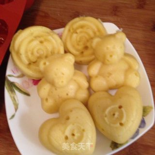 造型发糕的做法步骤：6