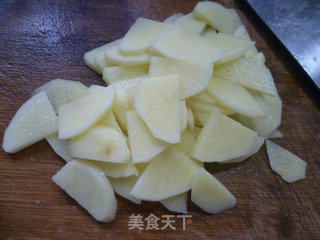 培根扁豆炒土豆的做法步骤：3