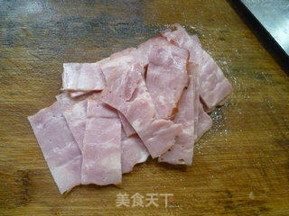 培根扁豆炒土豆的做法步骤：4