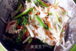 能量满分的蔬菜鱼饼的做法步骤：5