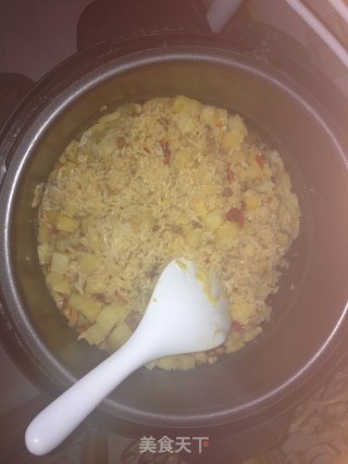 酱香土豆肉丁焖饭的做法步骤：10