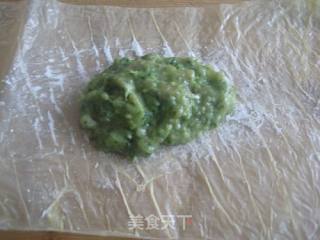鲜虾腐皮饼的做法步骤：5